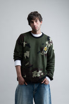 Camo Knit Pullover