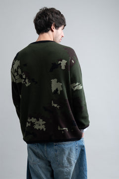 Camo Knit Pullover