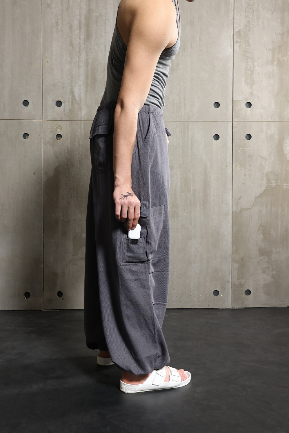 Grey Parachute Pants – Crayyheads