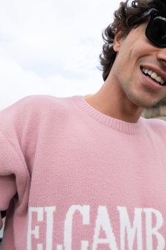 El Cambaro Jacquard Pullover | Soft Pink