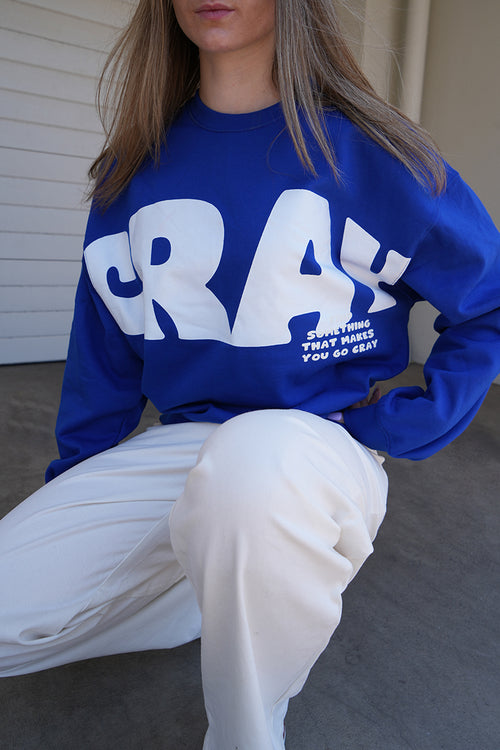 Royal Blue Cray Signature Sweatshirt